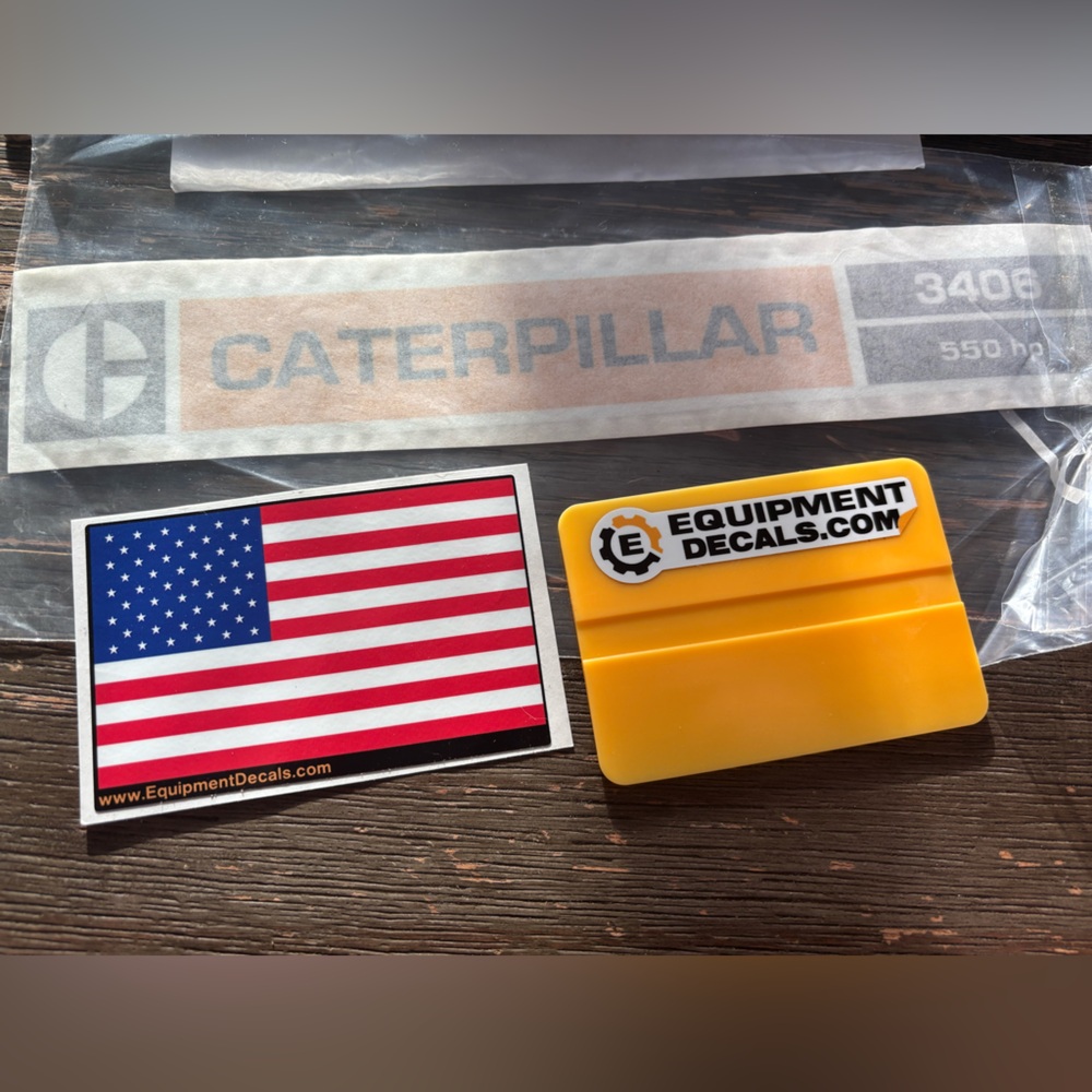 Caterpillar Decal with Tool